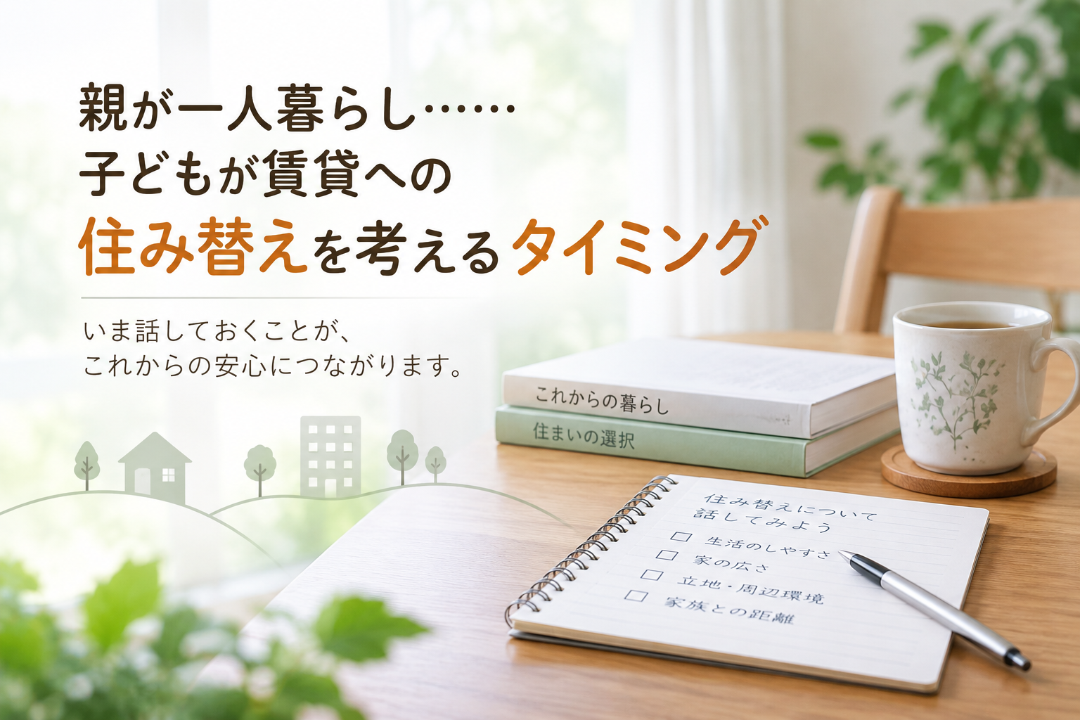 親が一人暮らし……子どもが賃貸への住み替えを考えるタイミング