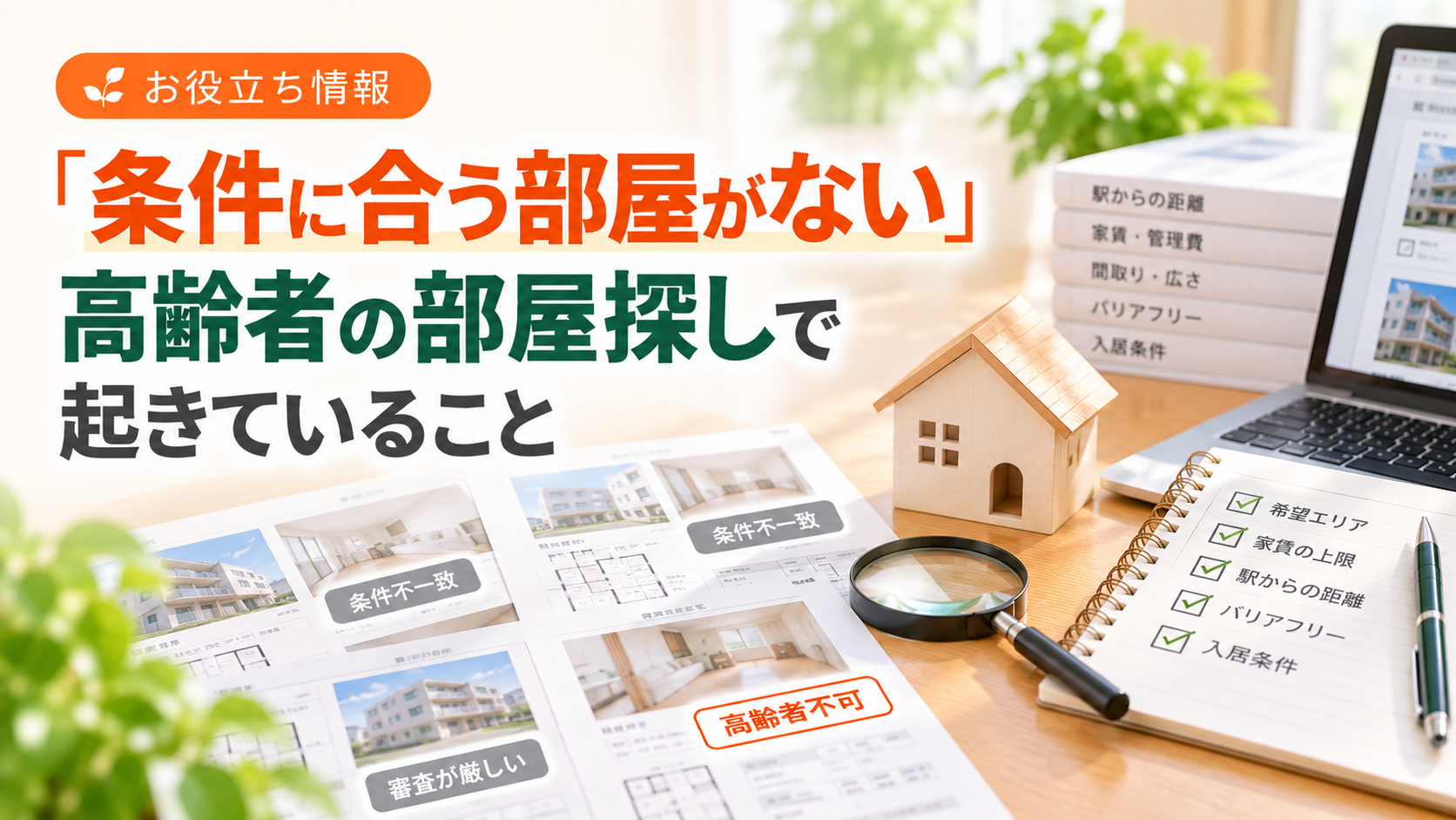 「条件に合う部屋がない」高齢者の部屋探しで起きていること