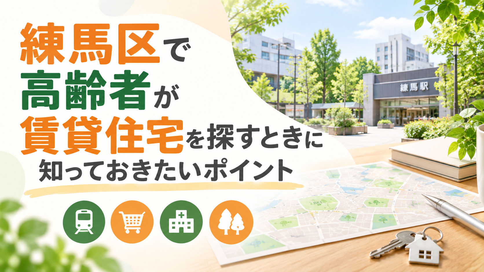 練馬区で高齢者が賃貸住宅を探すときに知っておきたいポイント