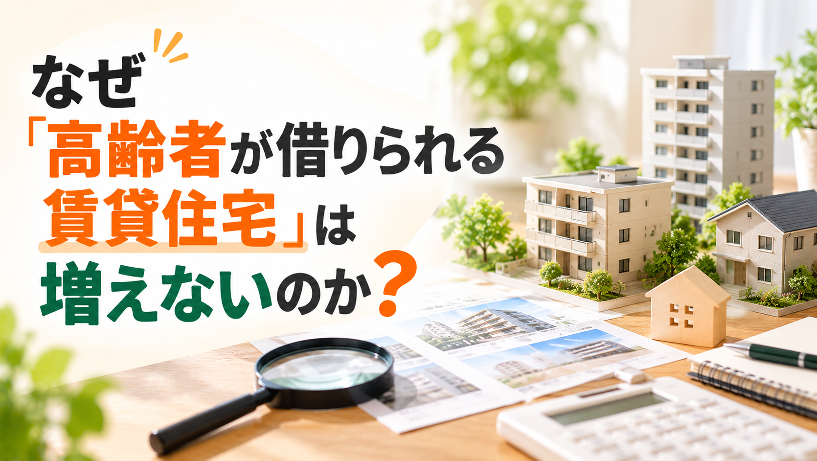 なぜ「高齢者が借りられる賃貸住宅」は増えないのか?